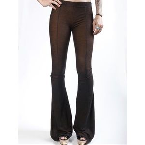Kat Von D XS Whiskey Flare Bell Bottoms leggings